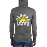 Higher Love Unisex zip hoodie